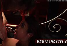 Hey, check this ebony teen 18+ bound with blonde tourist
