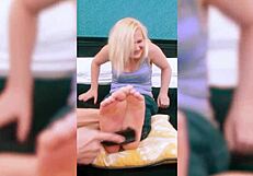 Ever tried foot tickling with Fifi Foxx?