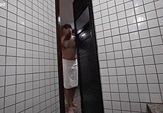 Hey, ever seen a wild sauna session with cuckold action?