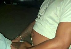 Damn! Amateur Wife with Cuckold Husband Fucks Stranger in Public