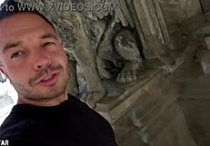 Blowjob at Cologne Cathedral Turns Wild. Public Cumshot Right in Her Mouth!