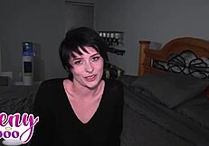 Will The Neighbor's Cute Daughter Get Locked Out And End Up In A Steamy Bareback Fuck?