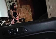 Cheating On Boyfriend With Neighbor In Doggystyle Anal And Blowjob Action